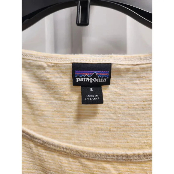 Patagonia Women's Trail Harbor Boxy T-Shirt in Yellow - Picture 4 of 8